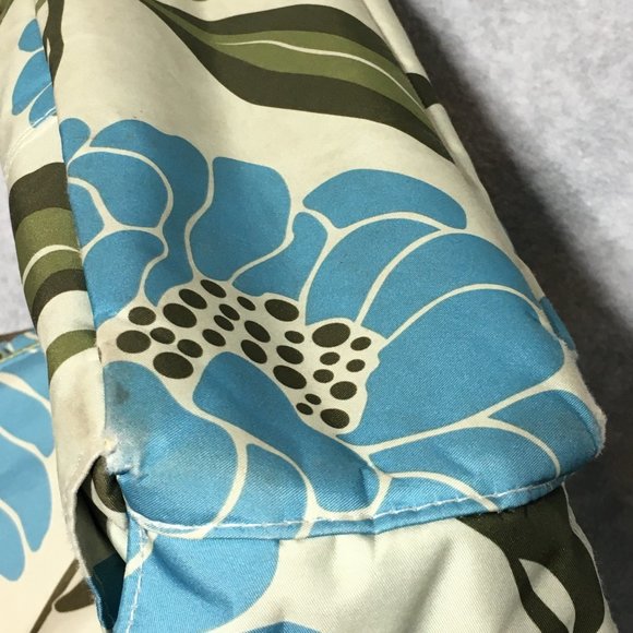 Ju Ju Be Diaper Bag Changing Pad Crossbody Strap Green Blue Marvelous Mums - Picture 14 of 14